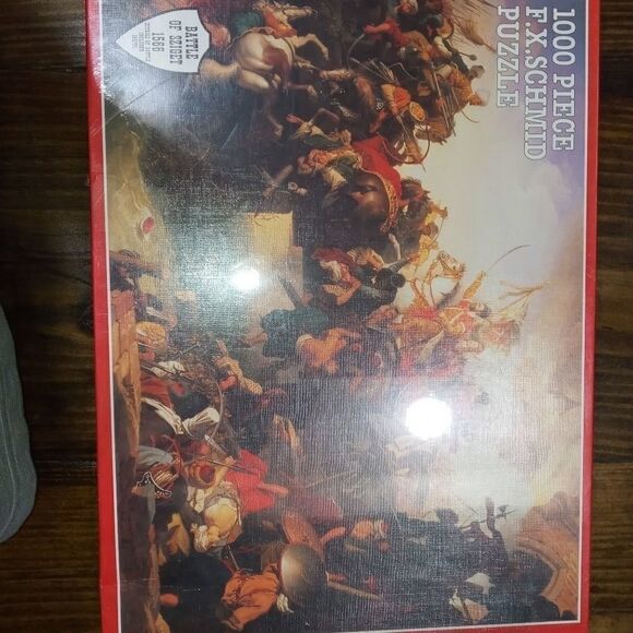 1000 Piece F.X. Schmid Puzzle Battle of Sziget - Picture 1 of 3